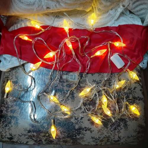 20 LED Christmas/Party Light string - Pointed Crystal