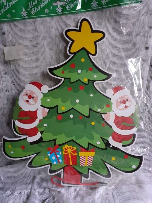 Hanging Christmas Tree Cardboard Decoration