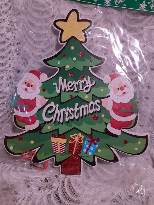 Hanging Christmas Tree Cardboard Decoration