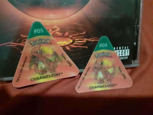 Pokemon 3D Trio `Tazo` - Charmander Evolution