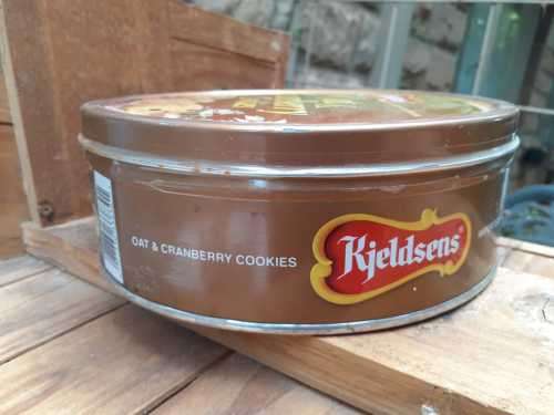Collectible Tin - Kieldsens Oat and Cranberry Cookies