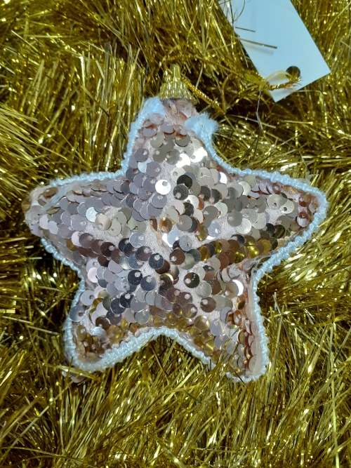 Sequin Stars - Rose gold-Gold