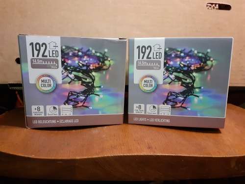 192 LED Light string Multicolour - Battery Operated with Timer