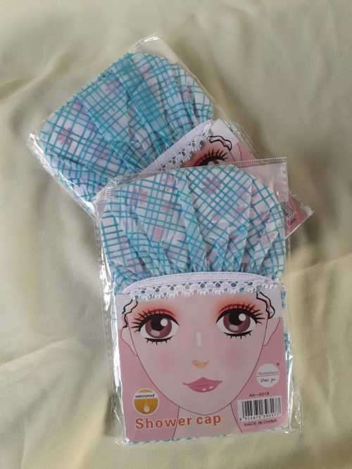 Shower Cap - Blue Stripes