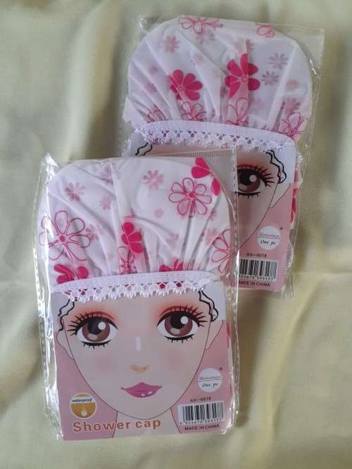 Shower Cap - Pink Flowers