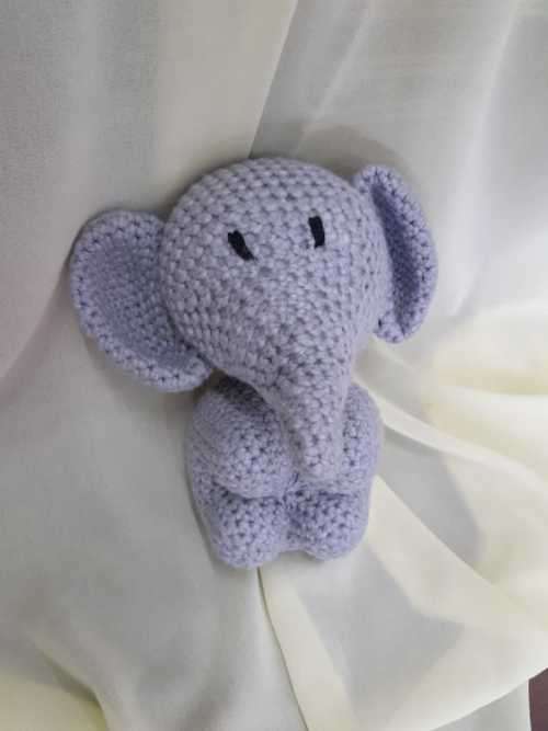 Crochet Stuffed Elephant
