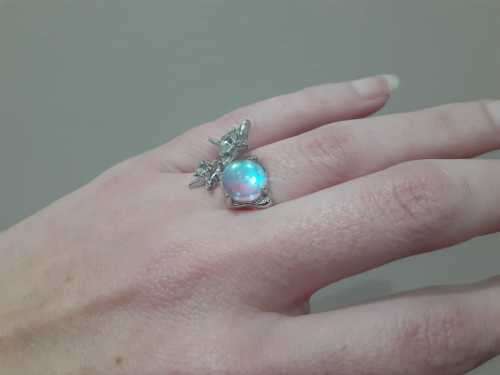 Silver Star Fashion Ring