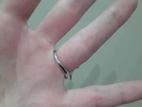 Silver Star Fashion Ring