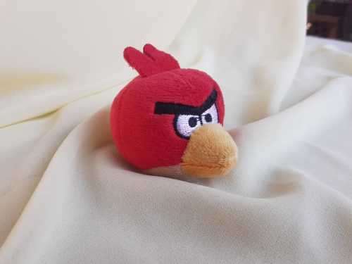Plush Angry Bird Pencil Topper - Red