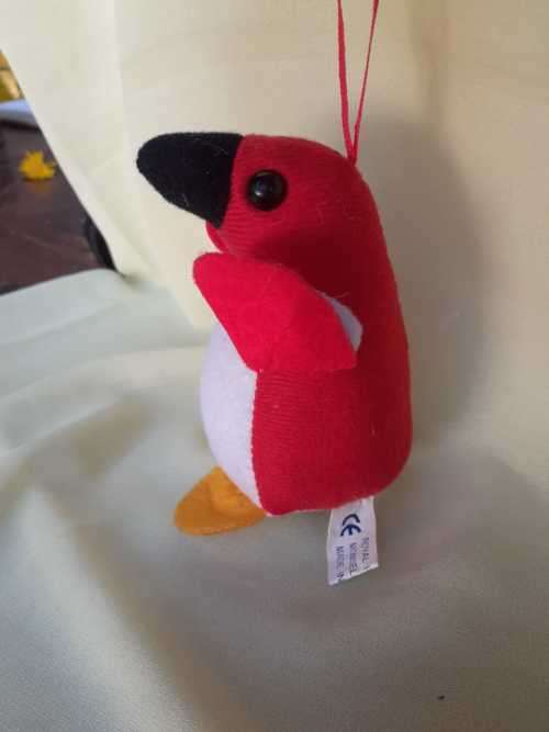 Plush Red Penguin - Royal Plast SRL