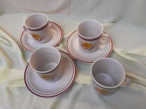7pc Cup and Saucer Set - StoneAge