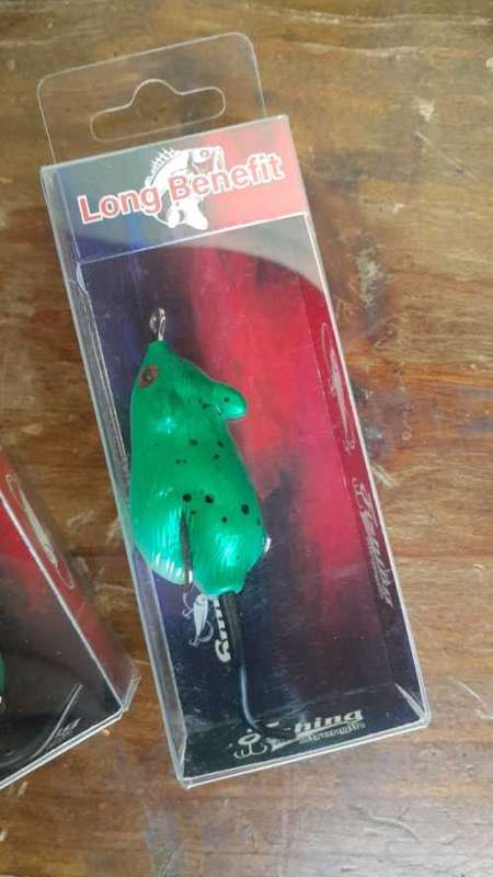 Hollow Mouse Fishing Lure - Green