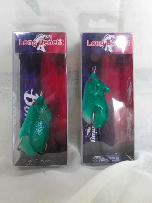 Hollow Mouse Fishing Lure - Green