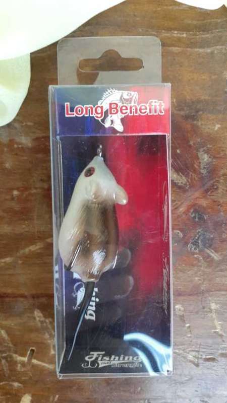 Hollow Mouse Fishing Lure - Brown