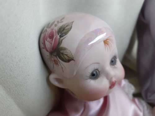 Porcelain Flower Pixie Dolls - Kay McKee, Set of 2