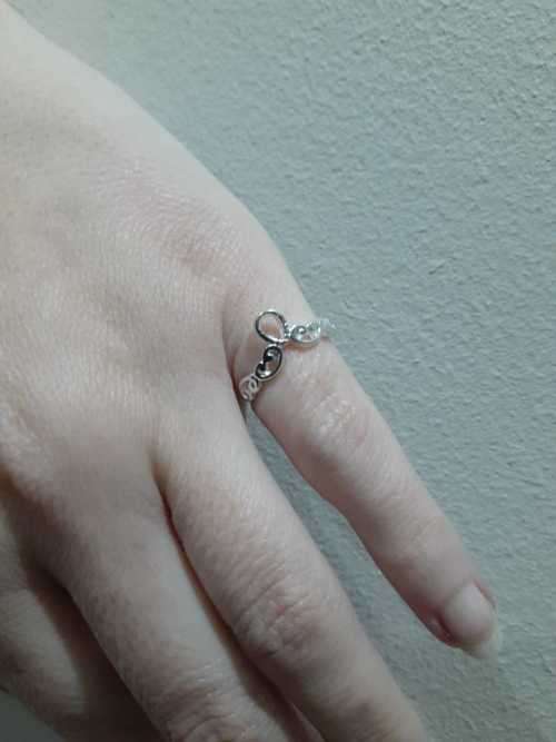 Silver Fashion Ring - Tiara