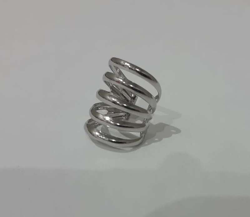 Ear Cuff - Silver wide, No Piercing Earring - Each