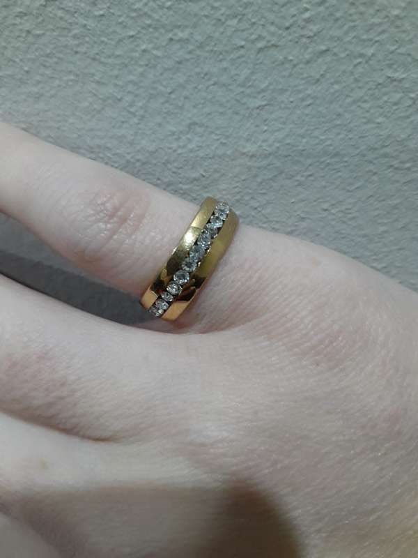 Diamante Fashion Ring - Gold