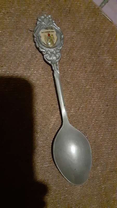 Souvenir Spoon - Richards Bay, Non-matching Spoon and Shield