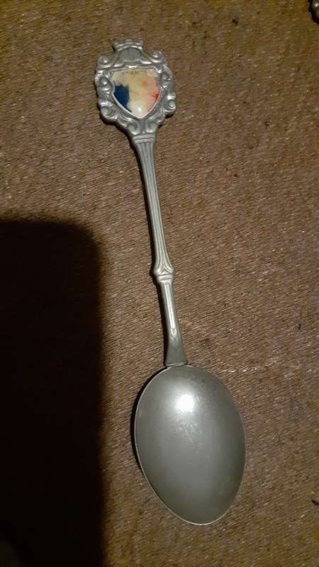 Souvenir Spoon - France, Damaged