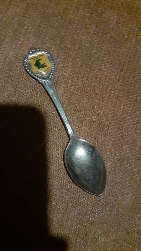 Souvenir Spoon - Small, Crocodile Ranch S.W.A. Otjiwarongo