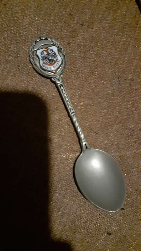 Souvenir Spoon - Small, White River