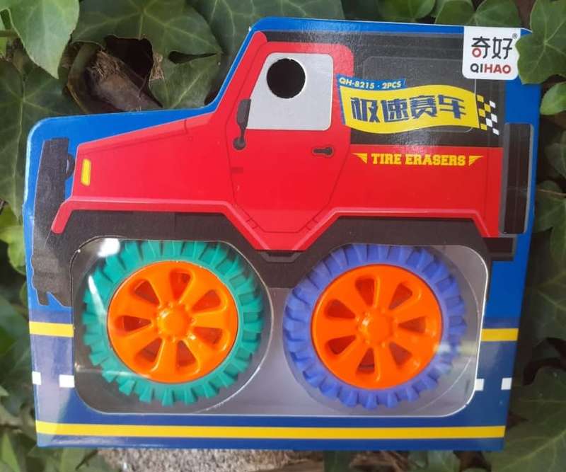 Tyre Erasers - 2pc Novelty Erasers