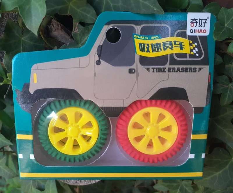 Tyre Erasers - 2pc Novelty Erasers