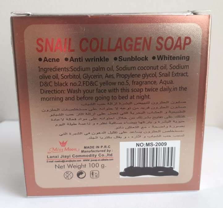 Miss Moon Snail Collagen Soap 100g