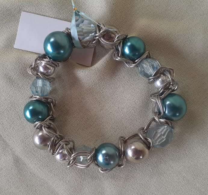 Elastic Chain Bracelet - Turquoise