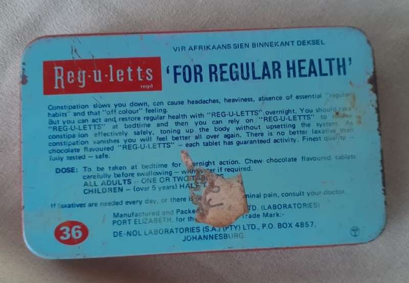 Collectible Tin - Reg-u-letts