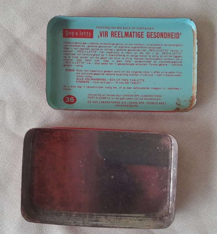 Collectible Tin - Reg-u-letts