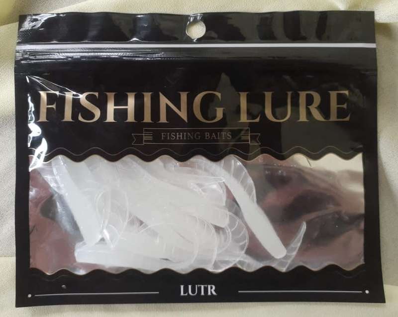 Soft Plastic Fishing Lures Skirt Tail 10pc Glow in the Dark