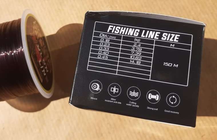 0.33mm Fishing Line Brown 150m