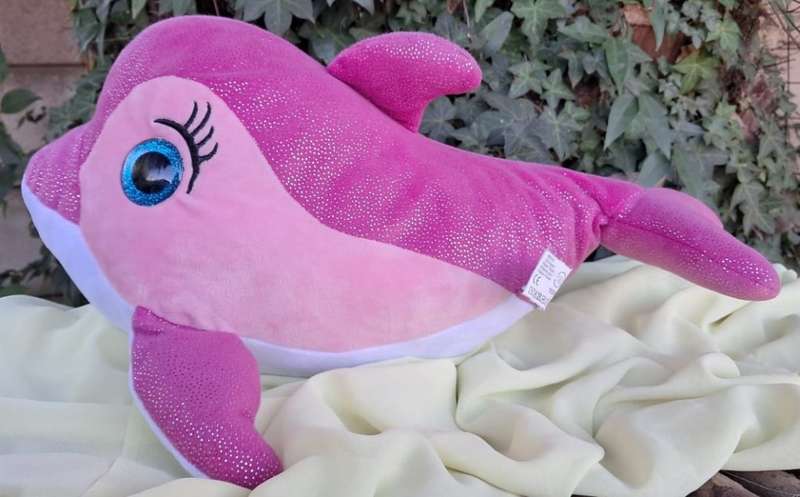 Plush Pink Dolphin Kuschelfreund