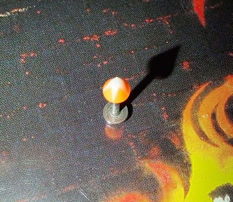 Cone Piercing Stud - Star, Assorted Colours