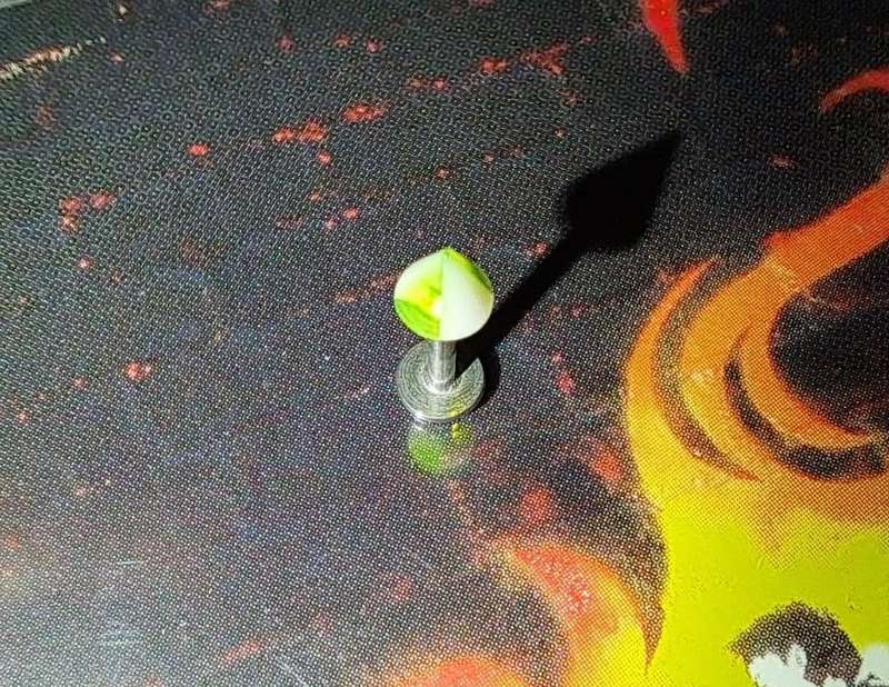 Cone Piercing Stud - Dual Colour, Assorted Colours
