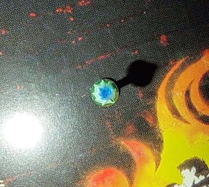 Cone Piercing Stud - Green to Blue Peak