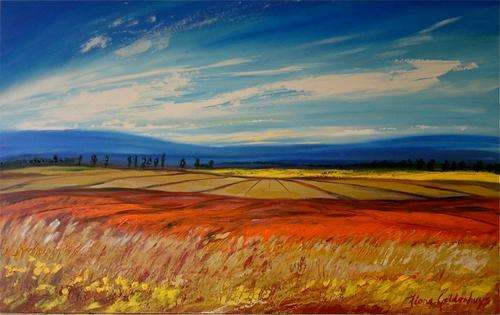 LATE ENTRY- Original Fiona Geldenhuys Painting - 800 mm x 500 mm