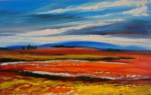 Original Fiona Geldenhuys Painting - 800 mm x 500 mm