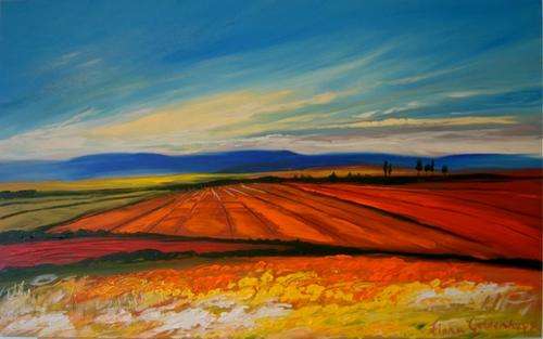 Original Fiona Geldenhuys Painting - 800 mm x 500 mm