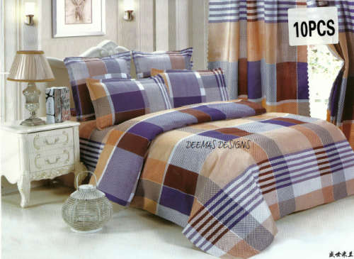 8 PIECE DOUBLE SIZE DUVET COVER SET A MUST HAVE