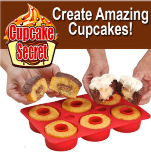 Cupcake Secret Non-Stick Silicone Baking Pan + Free Shipping