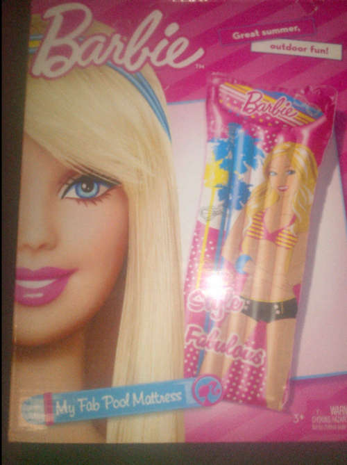 BARBIE POOL MATTRESS!!!!!!!!!!!!