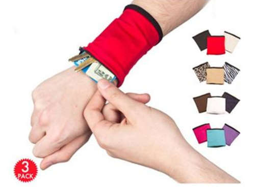WRIST WALLETS 3 PACK
