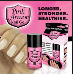 PINK ARMOR NAIL GEL AS SEEN ON TV