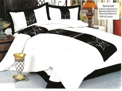 4 PIECE QUEEN SIZE DUVET COVER SET A MUST HAVE