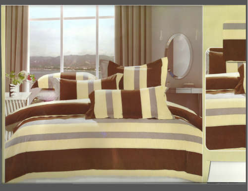 6 PIECE QUEEN SIZE COTTON FEEL DUVET COVER SET A MUST HAVE