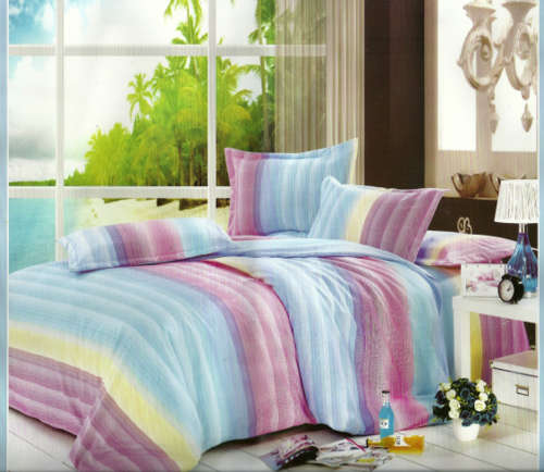 6 PIECE QUEEN SIZE COTTON FEEL DUVET COVER SET A MUST HAVE
