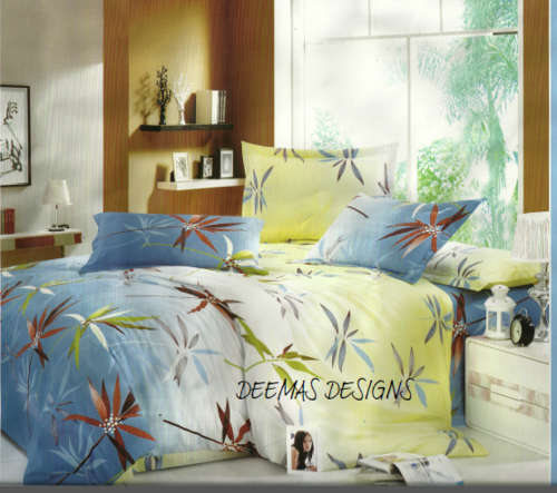 6 PIECE QUEEN SIZE COTTON FEEL DUVET COVER SET A MUST HAVE